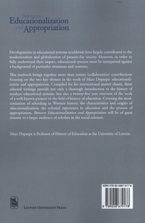 Between educationalization and appropriation achterzijde