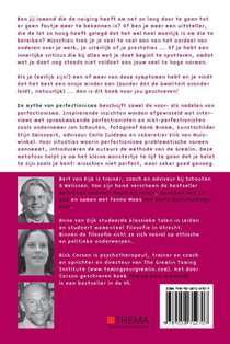 De mythe van perfectionisme achterzijde