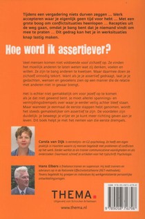 Hoe word ik assertiever? achterzijde