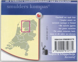 De sterkste vaarwegenkaart Friesland achterzijde