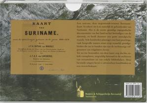 Kaart van Suriname achterzijde