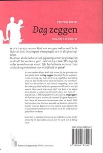 Dag zeggen achterzijde
