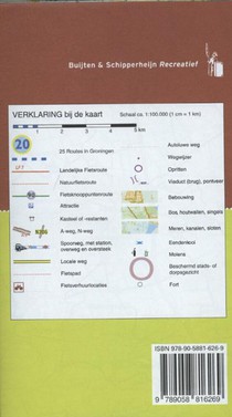 Alle fietsroutes in de regio Groningen achterzijde