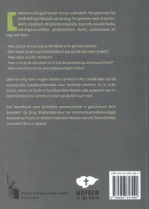 Handboek voor kerkelijke communicatie achterzijde