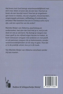 Vrij en moedig leven met God achterzijde