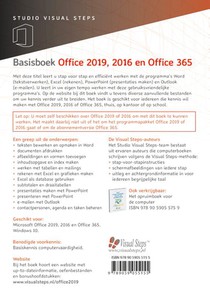 Basisboek Office 2019, 2016 en Office 365 achterzijde