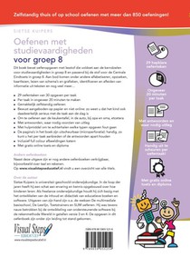 Oefenen met studievaardigheden voor groep 8 achterzijde