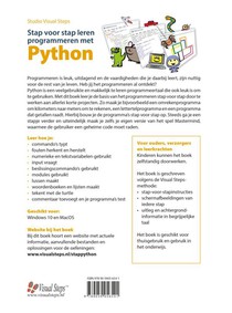Stap voor stap leren programmeren met Python achterzijde