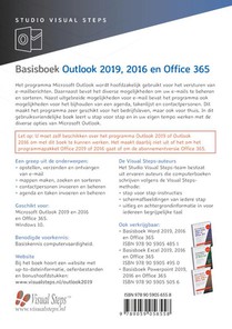 Basisboek Outlook 2019, 2016 en Office 365 achterzijde