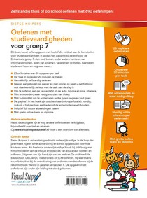 Oefenen met studievaardigheden voor groep 7 achterzijde
