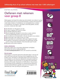 Oefenen met rekenen voor groep 8 achterzijde
