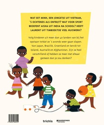 De wereld rond in een dag achterzijde