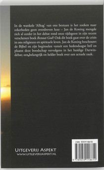 Darwin of Bijbel. Weten of geloven achterzijde
