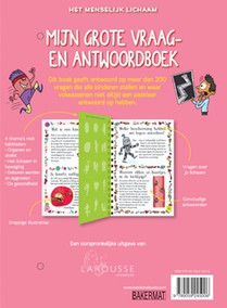 Het menselijk lichaam achterzijde
