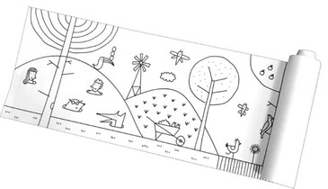 Tekenrol Oceaan achterkant