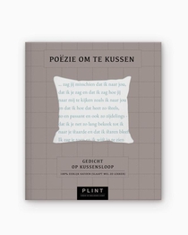 Plint Kussensloop 'Zag jij mischien' Joost Zwagerman achterkant