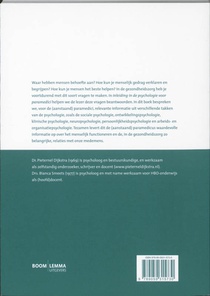 Inleiding in de psychologie voor paramedici achterzijde