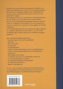 Statistiek voor de psychologie achterzijde