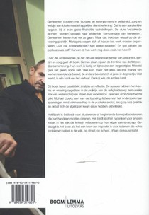 Frontlijnwerkers in de veiligheidszorg achterzijde