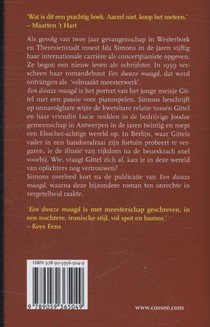 Een dwaze maagd achterzijde