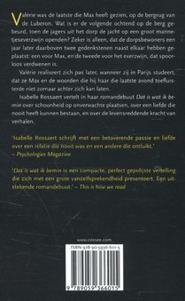 Dat is wat ik bemin achterzijde