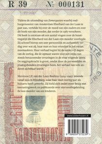 Lieve Eberhard, in antwoord op je vragen achterzijde