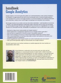 Handboek google analytics achterzijde