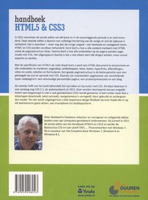 Handboek HTML5 en CSS3 achterzijde