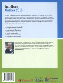 Handboek Outlook 2016 achterzijde