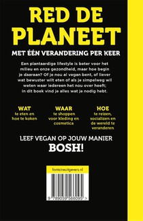 BOSH! Hoe leef je vegan? achterzijde