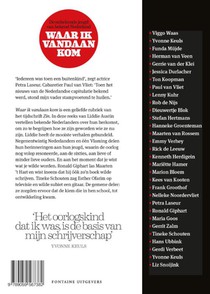 Waar ik vandaan kom achterzijde