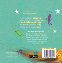 Andre het astronautje leert tellen achterzijde