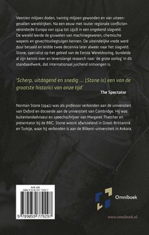 De Eerste Wereldoorlog achterzijde
