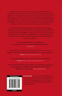 Het meisje in de rode jas achterzijde