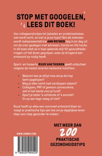 Gezonder zonder zever achterzijde