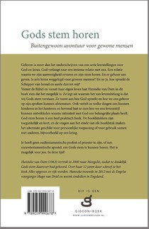 Gods stem horen achterzijde