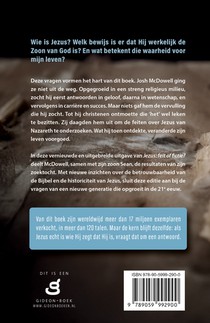 Jezus feit of fictie achterzijde