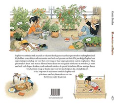 De moestuin van Sophie achterzijde