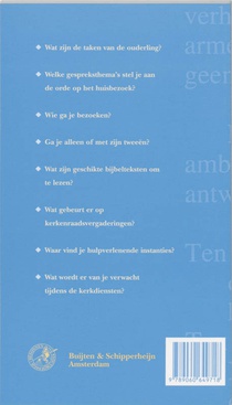 Ouderling, waar begin je aan? achterzijde