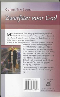 Zwerfster voor God achterzijde