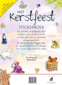 Het Kerstfeest (stickerboek) achterzijde