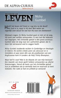 Een kwestie van leven achterzijde