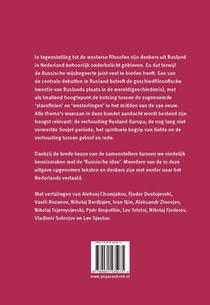 De Russische Idee achterzijde