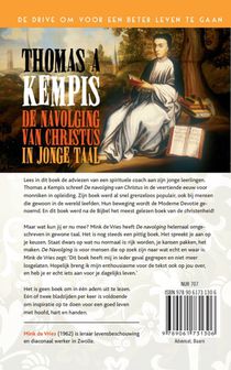 De navolging van Christus in jonge taal achterzijde