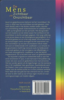 De mens - zichtbaar en onzichtbaar achterzijde