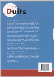 Basisgrammatica Duits achterzijde