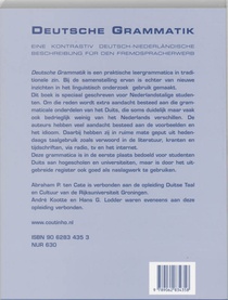 Deutsche Grammatik achterzijde