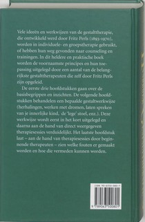 Handboek Gestalttherapie achterzijde