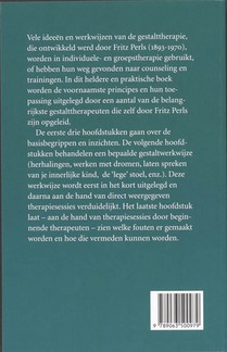 Handboek gestalttherapie achterzijde