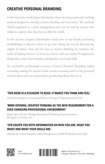 Creative personal branding achterzijde